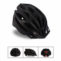 超軽量 流線型 通気性 高剛性 サイクルヘルメット 自転車 ヘルメット つや消し EPSサイズ調整 自転車用 サイクリング ロードバイク_画像2