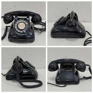 △昭和レトロ 黒電話 当時物 電話機 アンティーク インテリア(KS4-50)の画像2