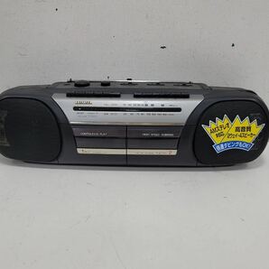 △aiwa CS-W520 2ウェイ 4スピーカー ラジカセ アイワ オーディオ機器 動作品 FM/AMラジオ カットテープ(KS4-89)の画像2