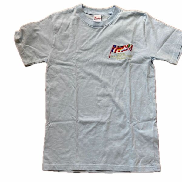 160センチ　水色 Tシャツ 半袖Tシャツ　2008 洞爺湖サミット　記念