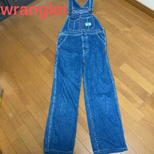 wrangler デニムオーバーオール　BLUE BELL 28 Sサイズ　訳有り