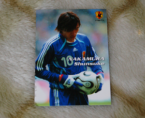 カルビー　2006年サッカー日本代表カード　2nd-17　中村俊輔選手