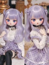 ＊labear＊ DDH-01 セミホワイト肌☆ 開口 カスタムヘッド＋自作アイ2種類 少し難あり☆ MDD ドルフィードリーム _画像6