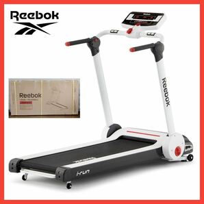 【未使用品】1円〜! リーボック Reebok ランニングマシン RVIT-10121WH-120 ★iRun3.0★ 電動 折り畳み 静音 ルームランナー 時速1-13kmの画像1