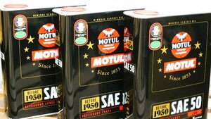 Внутреннее подлинное] Motul Classic Oil SAE50 [2L X 3 Cans] Мотовичное масло Motulic Classic Federation Federation Harley BMW и т. Д.