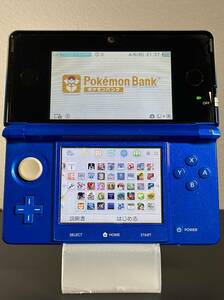 ニンテンドー 3DS ブルー - ポケモンバンク・ポケムーバー　+　VC 8作品　+　その他29作品 　ダウンロード済