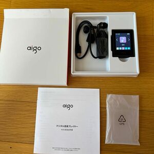 aigo M301 MP3プレーヤー タッチスクリーン　イヤホン　32GB