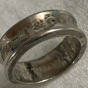 １円スタート！Tiffany &Co. ティファニー 1837 リング シルバー925 ナロー 指輪の画像3