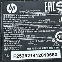  HP純正　電源 ACアダプター 充電器 19.5V 2.31A 45W ACコード付属3_画像3