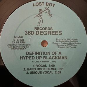 激レア 360 DEGREES DEFINITION OF A HYPED UP BLACKMAN I'LL MAKE YOU DANCE DJ koco kiyo muro shige ランダム ラップ ミドルスクール