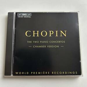 ▲BISオーストリア盤/白神典子 / Chopin:The Two Piano Concertos/ショパン　ピアノ協奏曲▲