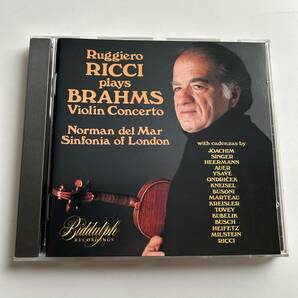 ★Biddulph リッチ：ブラームス ヴァイオリン協奏曲/ Ruggiero Ricci Brahms Violin Concerto★の画像1