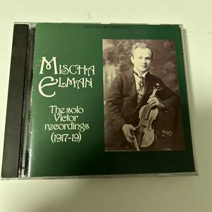 ■■ミッシャ・エルマン MISCHA ELMAN / The solo Victor recordings(1917～19) Biddulph [LAB 037]■■