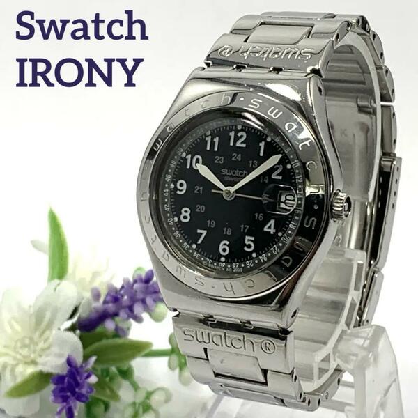 333 Swatch IRONY スウォッチ アイロニー レディース 腕時計 デイト クオーツ式 新品電池交換済 人気 希少