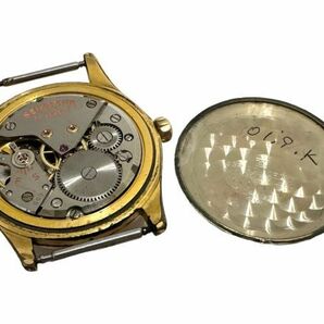 SEIKO セイコー/クラウン 全数字インデックス 21石 J14091 ゴールド 手巻き メンズ腕時計 ケースのみの画像10