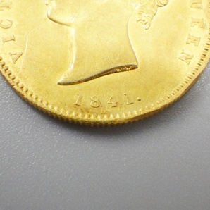 東インド会社 モハール金貨 1841年 ライオンとヤシの木 記念硬貨 古銭 101-2574668【O商品】の画像6