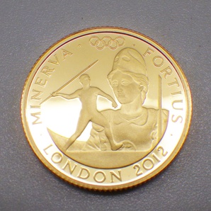 The Royal Mint 金貨2種セット ロンドンオリンピック 2012年 K22 最終販売分 箱付き 貨幣 271-2622231【O商品】の画像2