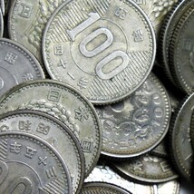 稲穂・鳳凰・東京オリンピック 100円銀貨 大量まとめ 総重量:約556g 硬貨 古銭 昭和 y209-2613538【Y商品】_画像5