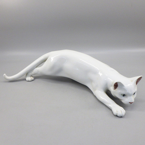 1 jpy ~ Royal Copenhagen Royal Copenhagen white cat .... cat ornament interior figyu Lynn 269-2652917[O commodity ]