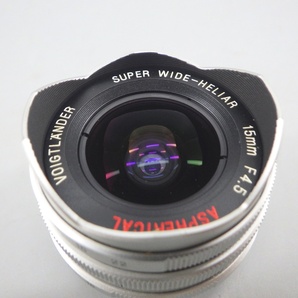 1円〜 Leica Ic バルナックライカ フォクトレンダー SUPER WIDE-HELIAR 15mm F4.5 カスタム品 ジャンク カメラ 148-2669088【O商品】の画像8