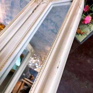 アンティークな部屋 おしゃれな鏡 三面鏡 White（No.2） 折畳み式置鏡 #インテリア装飾品 #ドレッサーミラー #テーブルミラー #店舗什器の画像8