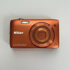 Nikon COOLPIX S3500 デジカメ アプリコットオレンジ