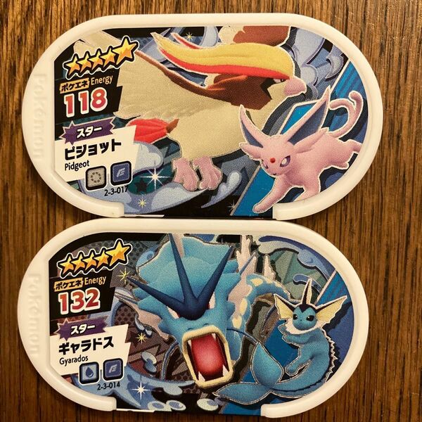 ポケモン メザスタ　 スターポケモン　ピジョットアンドエーフィ　ギャラドス&シャワーズ