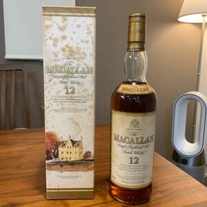 THE MACALLAN ザ　マッカラン 12年　旧ボトル　箱付き　未開封　スコッチウイスキー シェリーウッド 古酒 