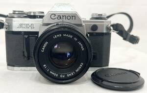 Canon AE-1 ボディ FD 50mm F1.8 レンズ フィルムカメラ 一眼レフカメラ キャノン　カメラ　レンズ
