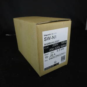 【70699】未使用品 富士電機 電磁開閉器 SW-N1 200V 5.5kwの画像1