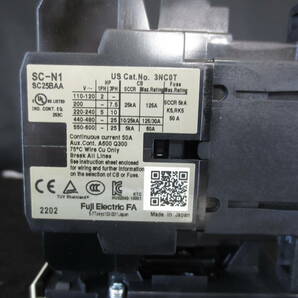 【70699】未使用品 富士電機 電磁開閉器 SW-N1 200V 5.5kwの画像4