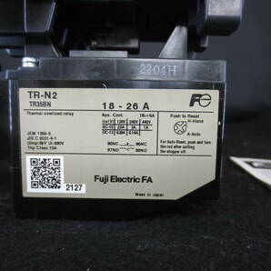 【70699】未使用品 富士電機 電磁開閉器 SW-N1 200V 5.5kwの画像5