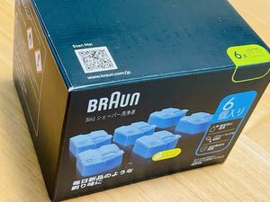 BRAUN 3in1シェーバー洗浄液 交換カートリッジ 6個入