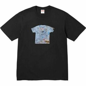 即決 24ss Supreme 30th Anniversary First Tee BLACK XL シュプリーム 30周年 アニバーサリー ファースト Tシャツ ブラック 黒 