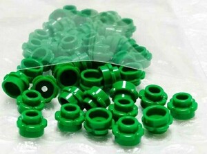 50個　1×1　緑　葉　葉っぱ　緑　LEGO　レゴ　未組み立て　未使用　パーツ　部品　花