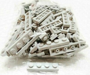 100個　1×4　ライトグレー　LEGO　レゴ　未組み立て　未使用　パーツ　部品　プレート