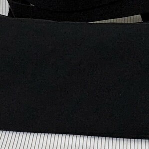 黒色・帆布のサイドポケット付きトートバッグW・ハンドメイドの画像5