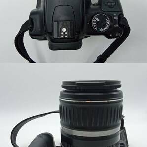 HH10◇＜通電確認済み＞ジャンク デジタルカメラ Canon キャノン EOS Kiss Digital X レンズ EF-S 18-55mm 1:3.5-5.6 現状品 ◇の画像3