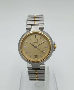 EE116*<QZ/ immovable > wristwatch Dunhill Dunhill millenium 6 193638 quartz Date original belt present condition goods *