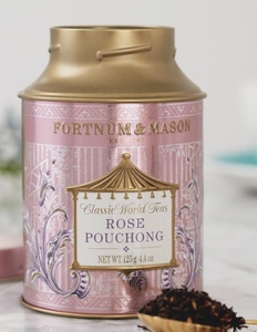 Fortnam &amp; Mason Rose Pouchon 125G Loak Leaf Tea Tea Rose Pouchong