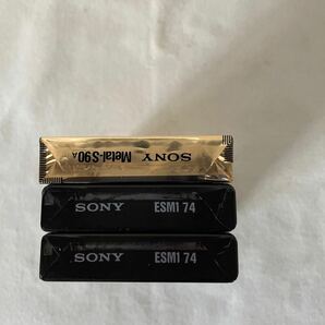 未使用品 SONY カセットテープ 3本セット メタル ノーマル metal-s90 a esm1 74の画像10