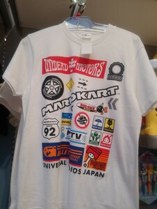 USJ　SUPER NINTENDO WORLD　マリオ　スーパー　ニンテンドー　ワールド　マリオカート　ホワイト　Tシャツ　購入代行