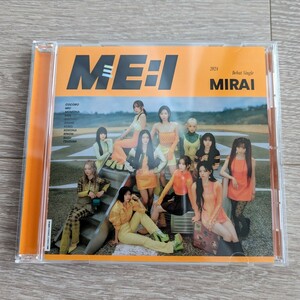 通常盤 (初回仕様) トレカ/お守りカード/応募抽選券封入 (初回) ME:I CD/MIRAI 24/4/17発売 【オリコン加盟店】