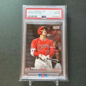 【PSA8】大谷翔平 2023 Topps Stadium Club #136