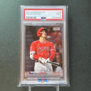 【PSA9】大谷翔平 2023 Topps Stadium Club #136