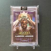 【専用ケース入】レブロン・ジェームズ　NBA史上初4万得点記念カード　2023-24 Topps now LeBron Raymone James Sr._画像1