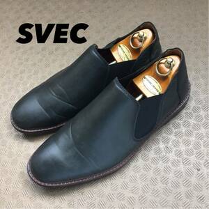 ★【 SVEC 】★合皮 サイドゴアローカットブーツ★サイズ 43