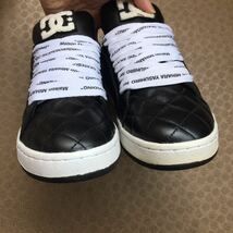 ★【 Maison 】★DCSHOES x MIHARA YASUHIRO コラボ レザーキルトスケボーメンズスニーカー★サイズ 26.5_画像6