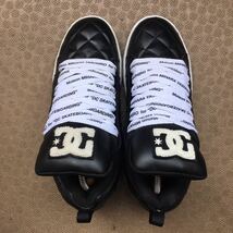 ★【 Maison 】★DCSHOES x MIHARA YASUHIRO コラボ レザーキルトスケボーメンズスニーカー★サイズ 26.5_画像2