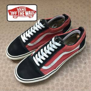 ★【 VANS 】★OLD SKOOL レッドカラー メンズスニーカー★サイズ9